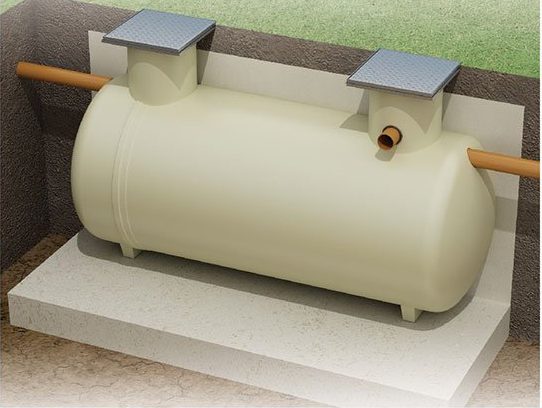 Drainage installation
